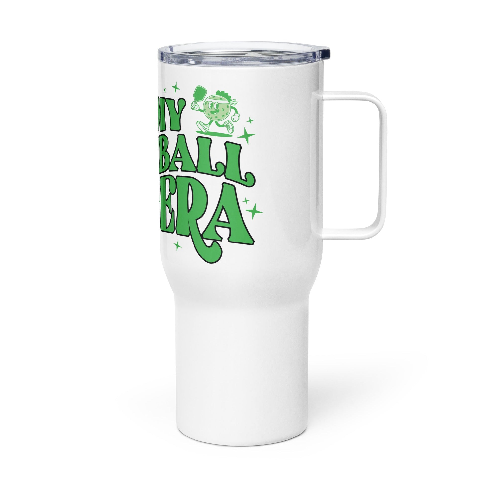 In My Pickleball Mom Era Tumbler with a Handle - 25 oz
