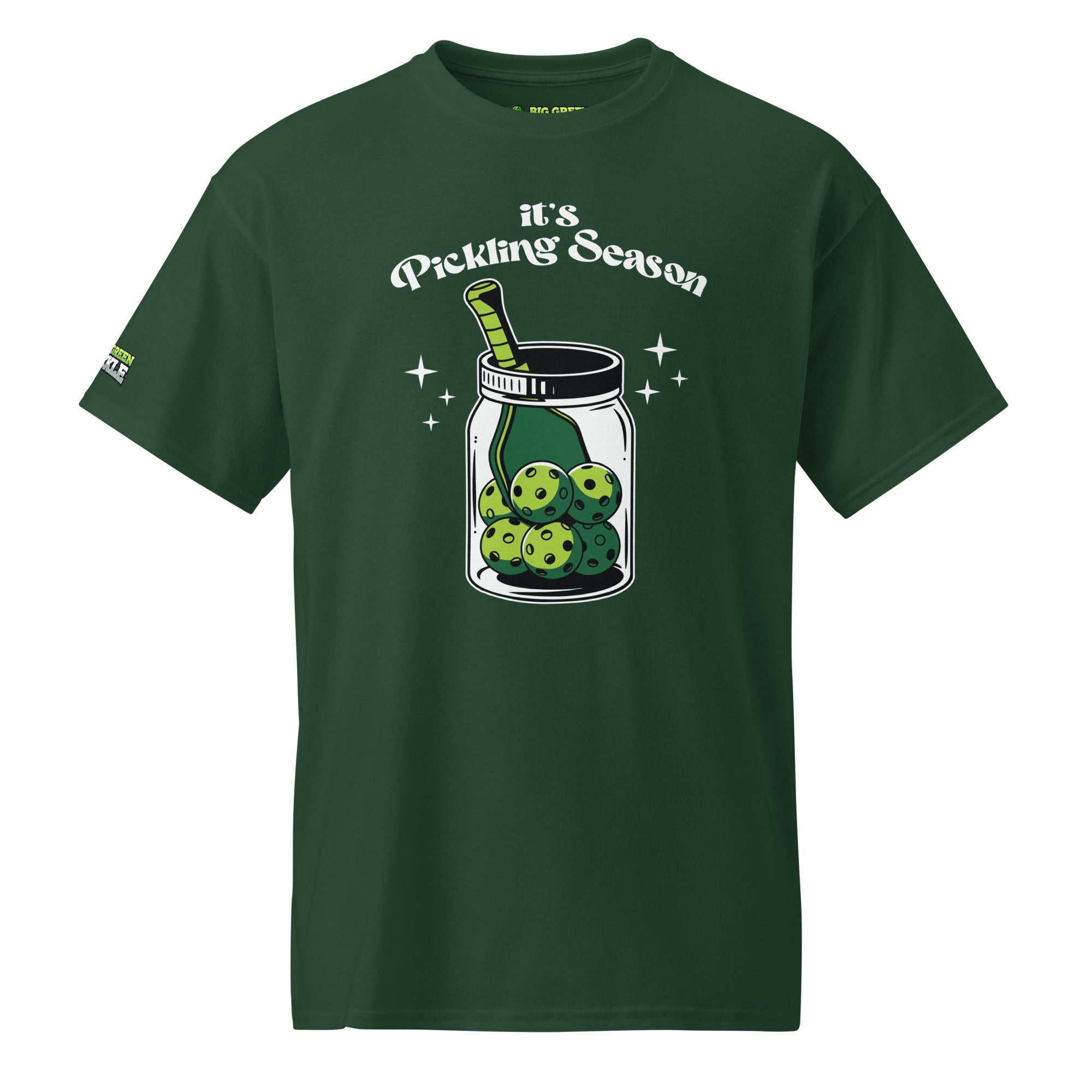 It's Pickling Season (Pickleball Season) 50/50 DryBlend T-Shirt - Forest Green