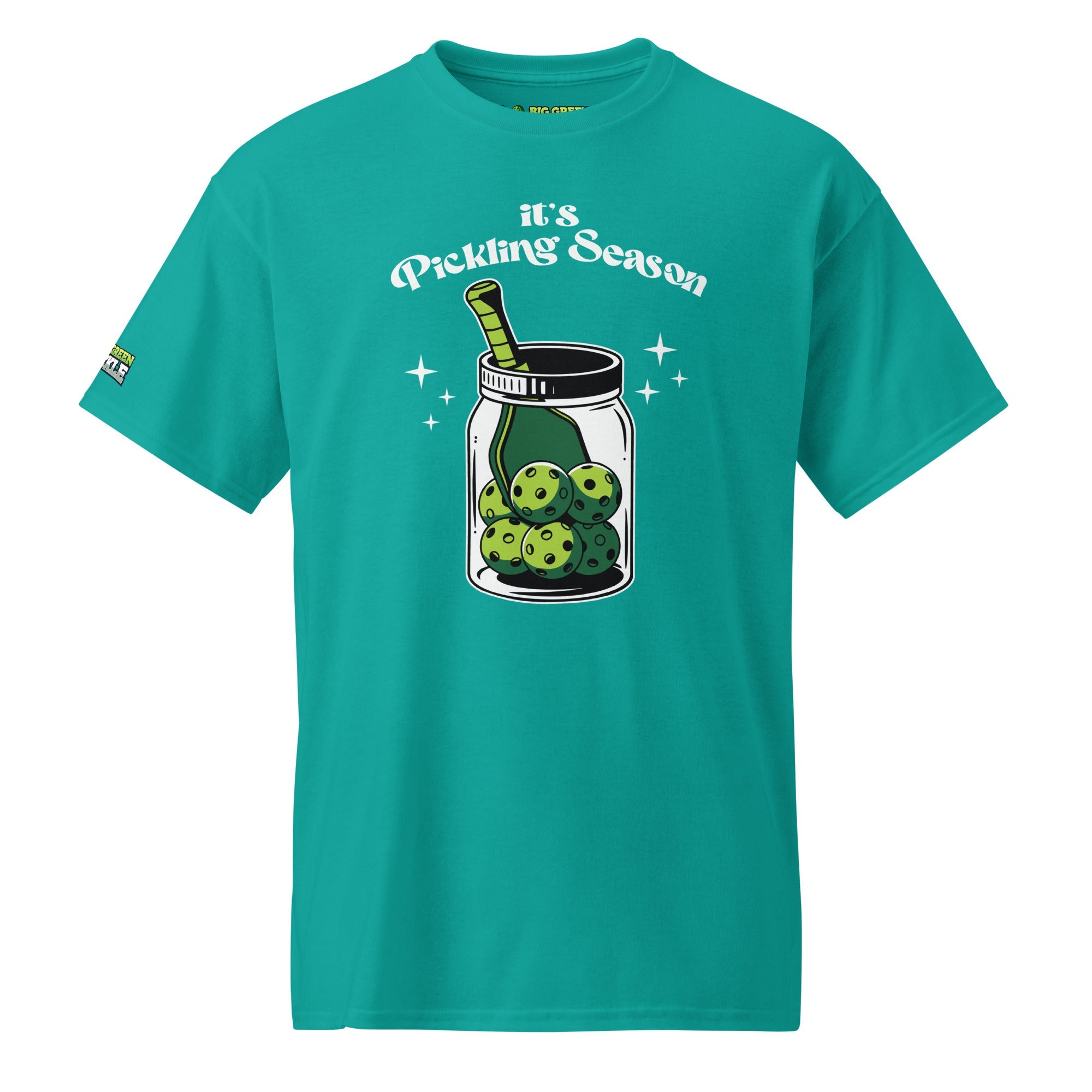 It's Pickling Season (Pickleball Season) 50/50 DryBlend T-Shirt - Jade Dome