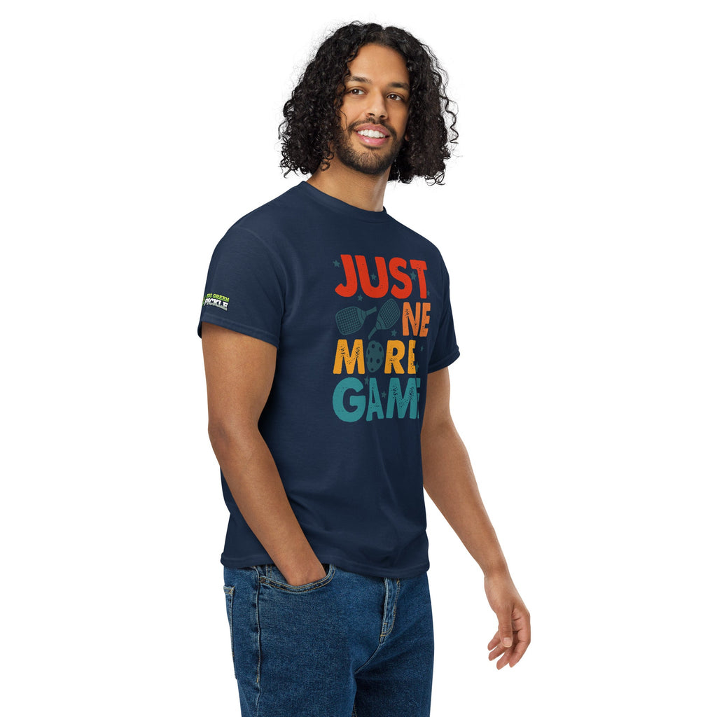 Just One More Game on 50/50 DryBlend Pickleball T-Shirt - Ash