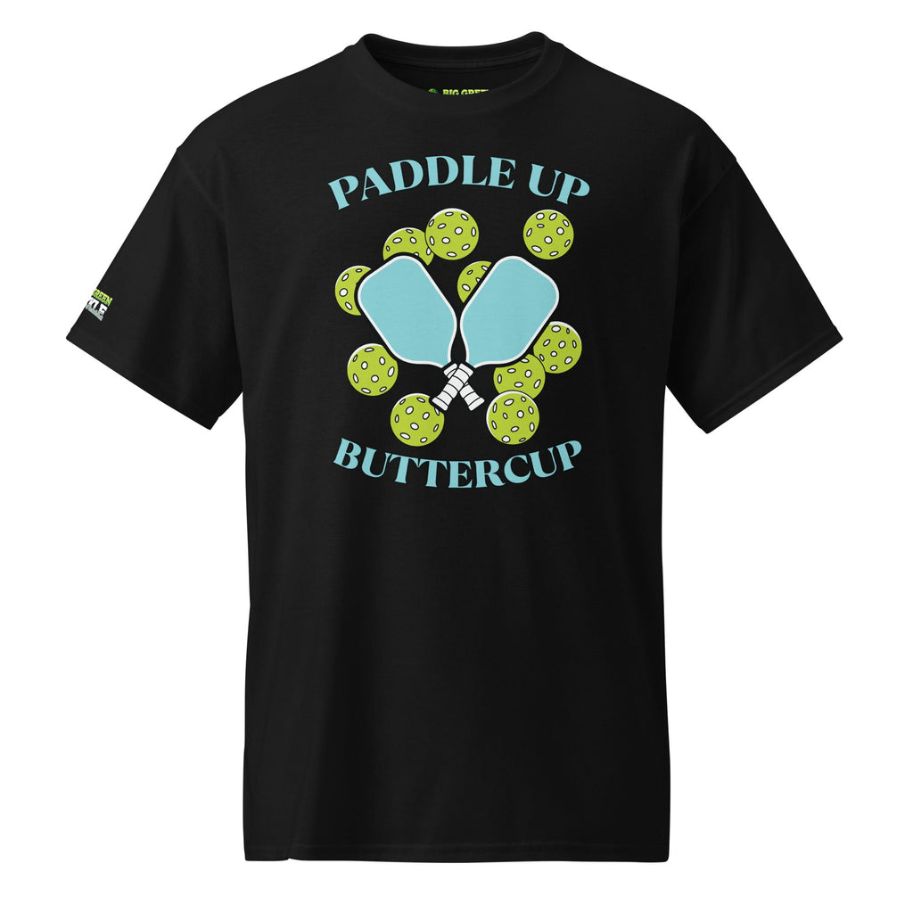 Paddle Up Buttercup T-Shirt – Funny Pickleball Tee - Black