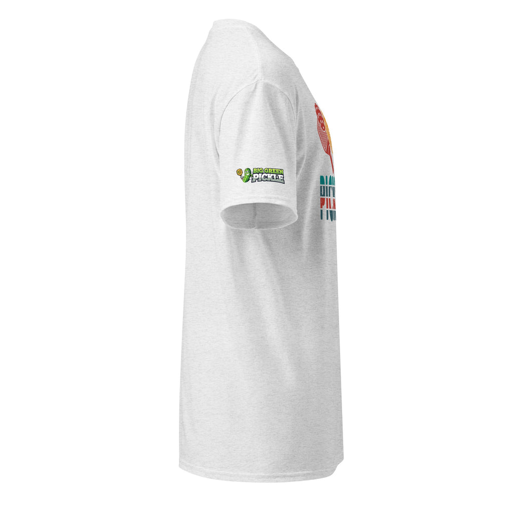 Paddles Pickleball 50/50 Graphic T-Shirt - Ash