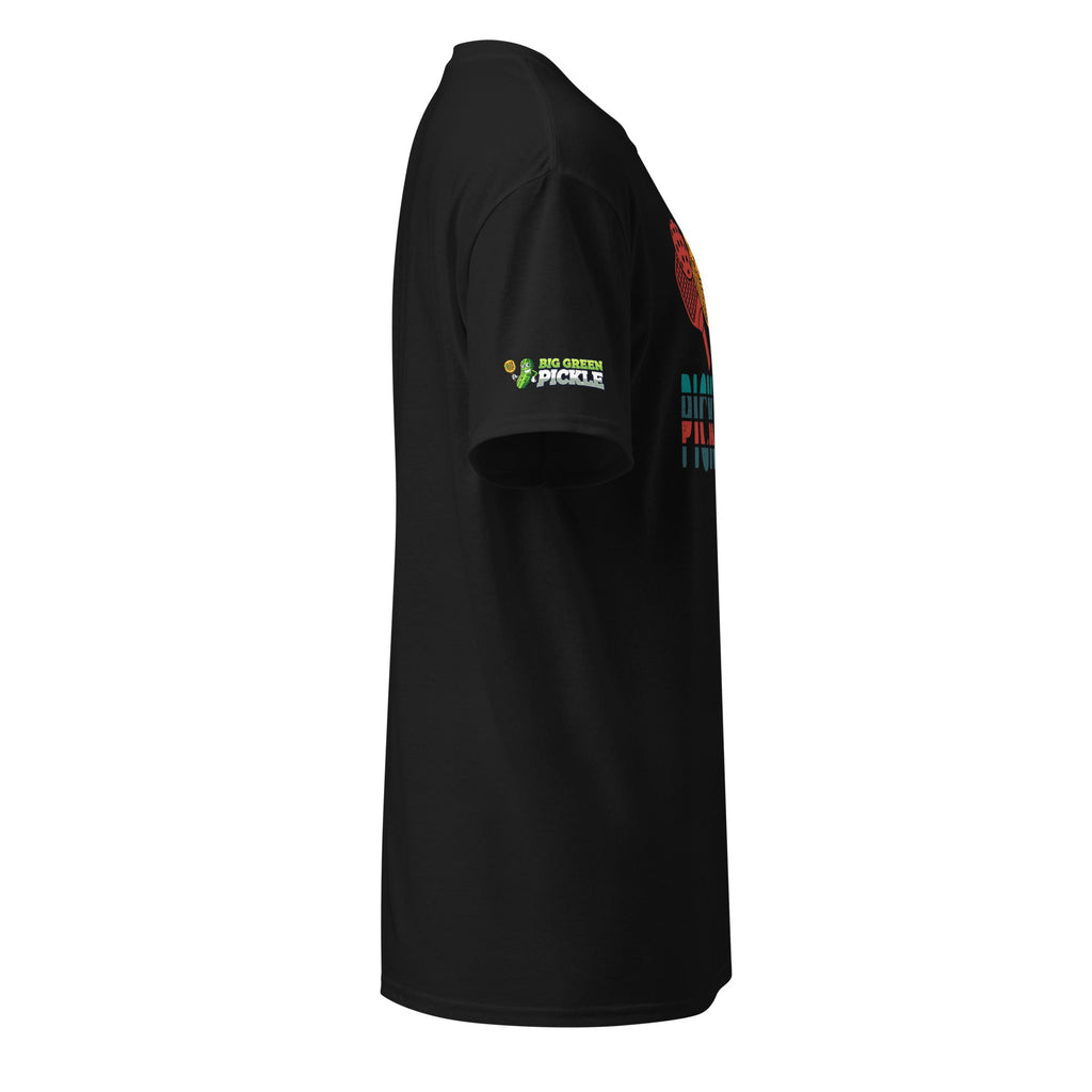Paddles Pickleball 50/50 Graphic T-Shirt - Black
