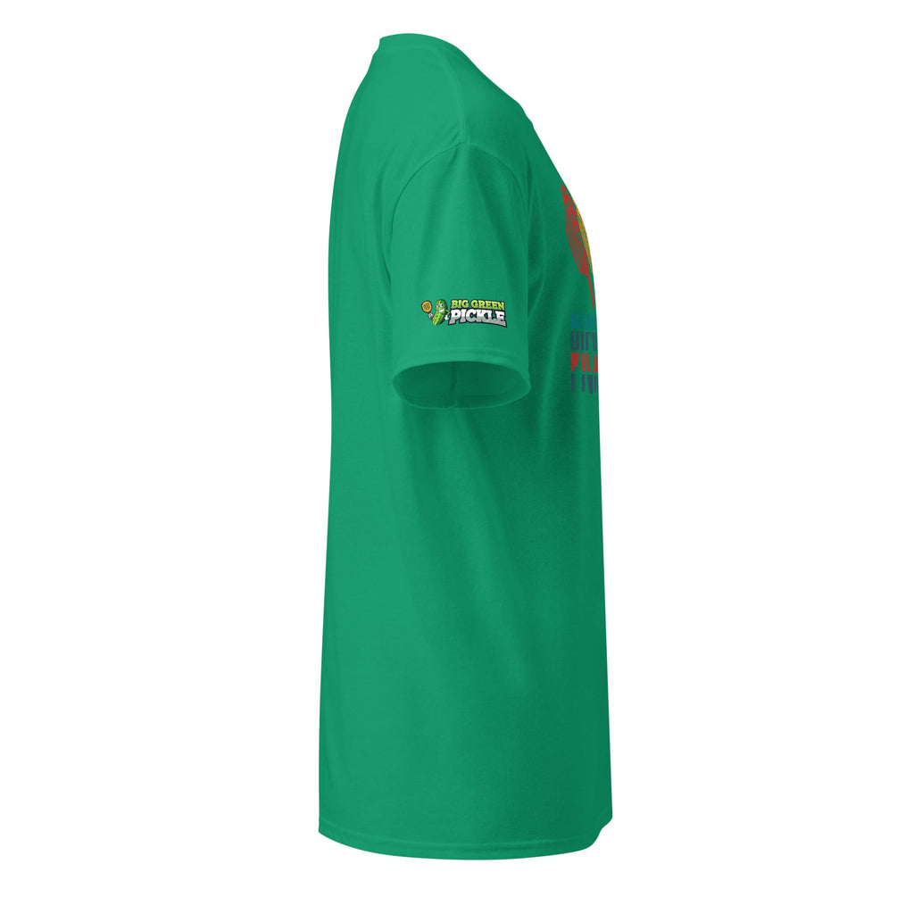 Paddles Pickleball 50/50 Graphic T-Shirt - Kelly Green