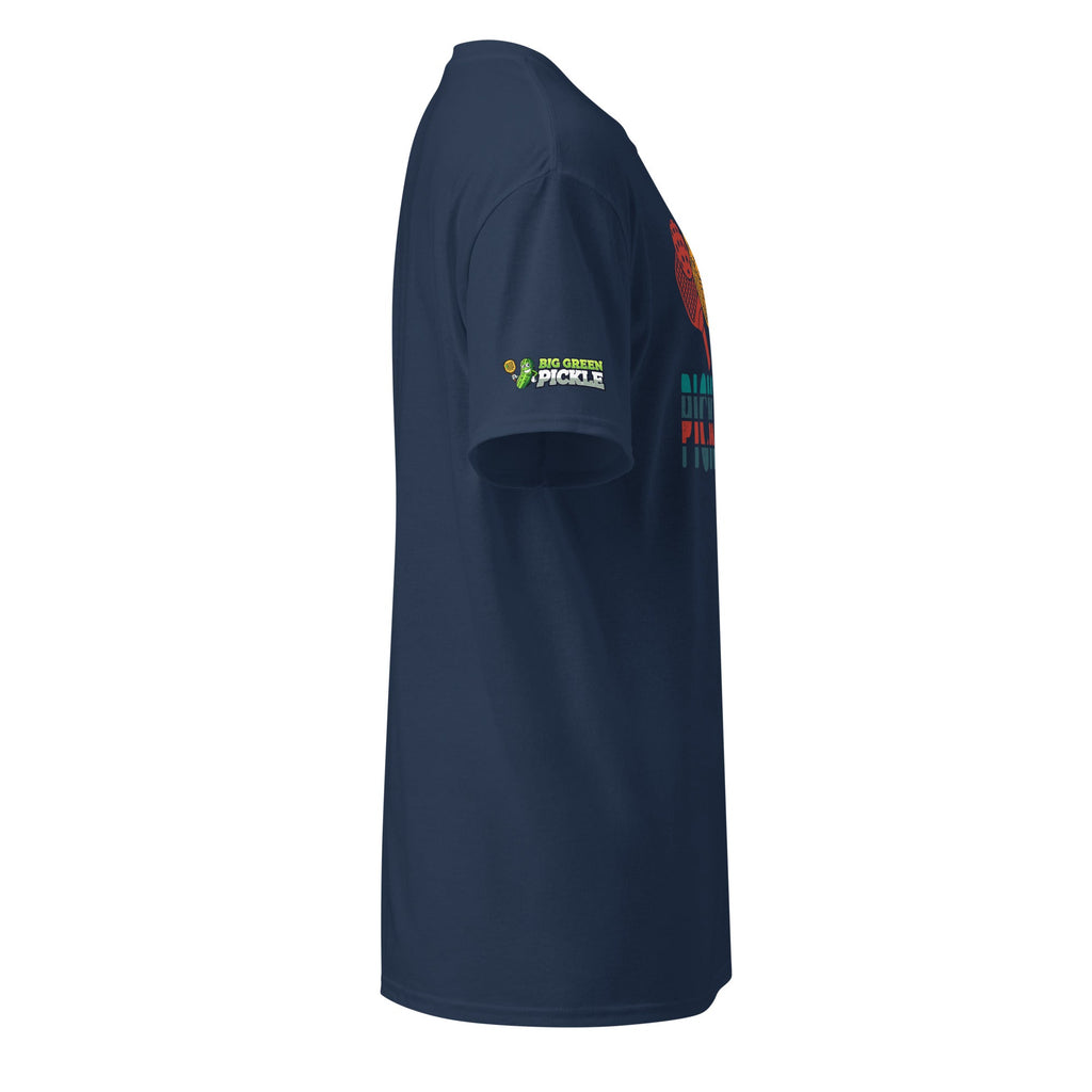 Paddles Pickleball 50/50 Graphic T-Shirt - Navy