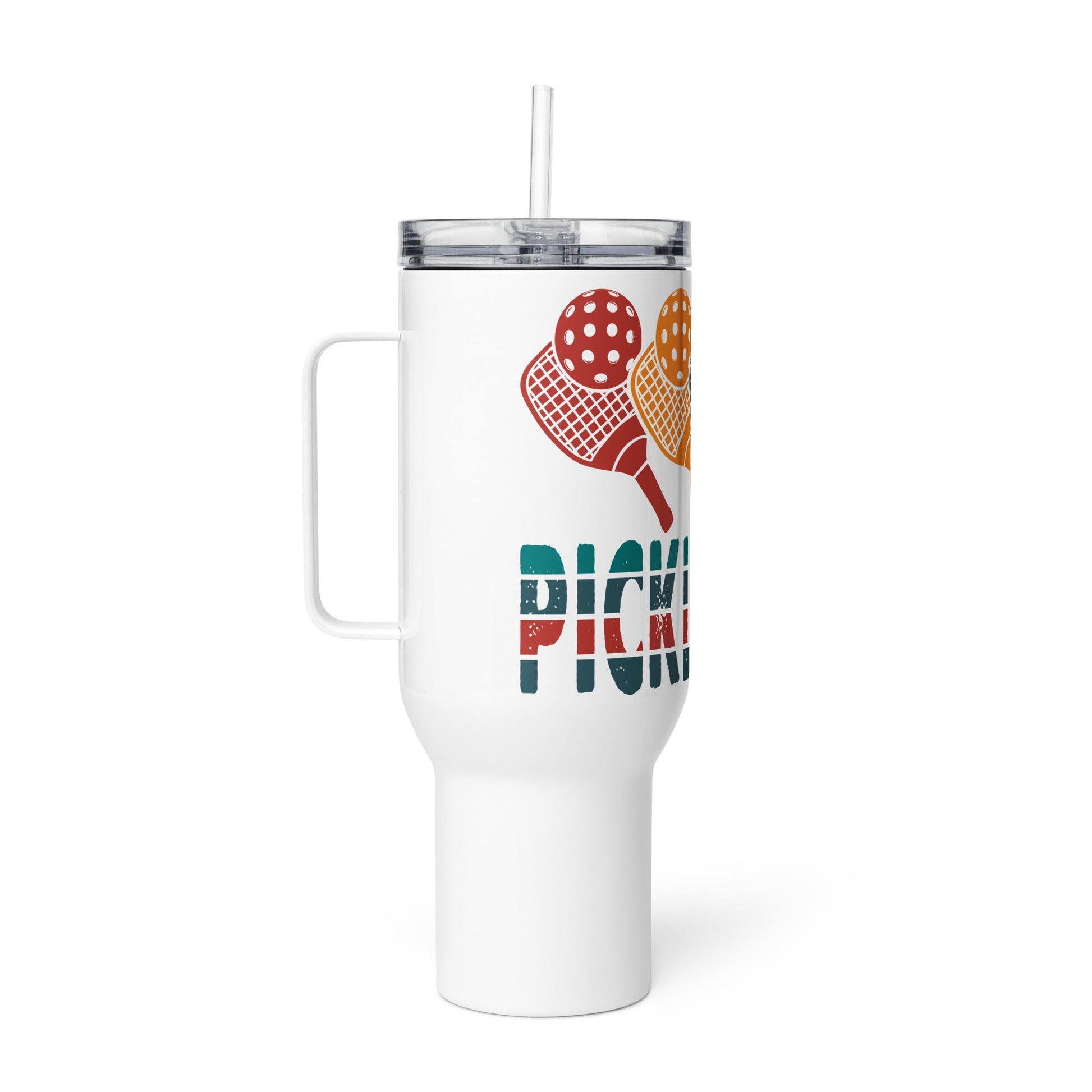 Paddles Pickleball on Tumbler with handle - 25 oz