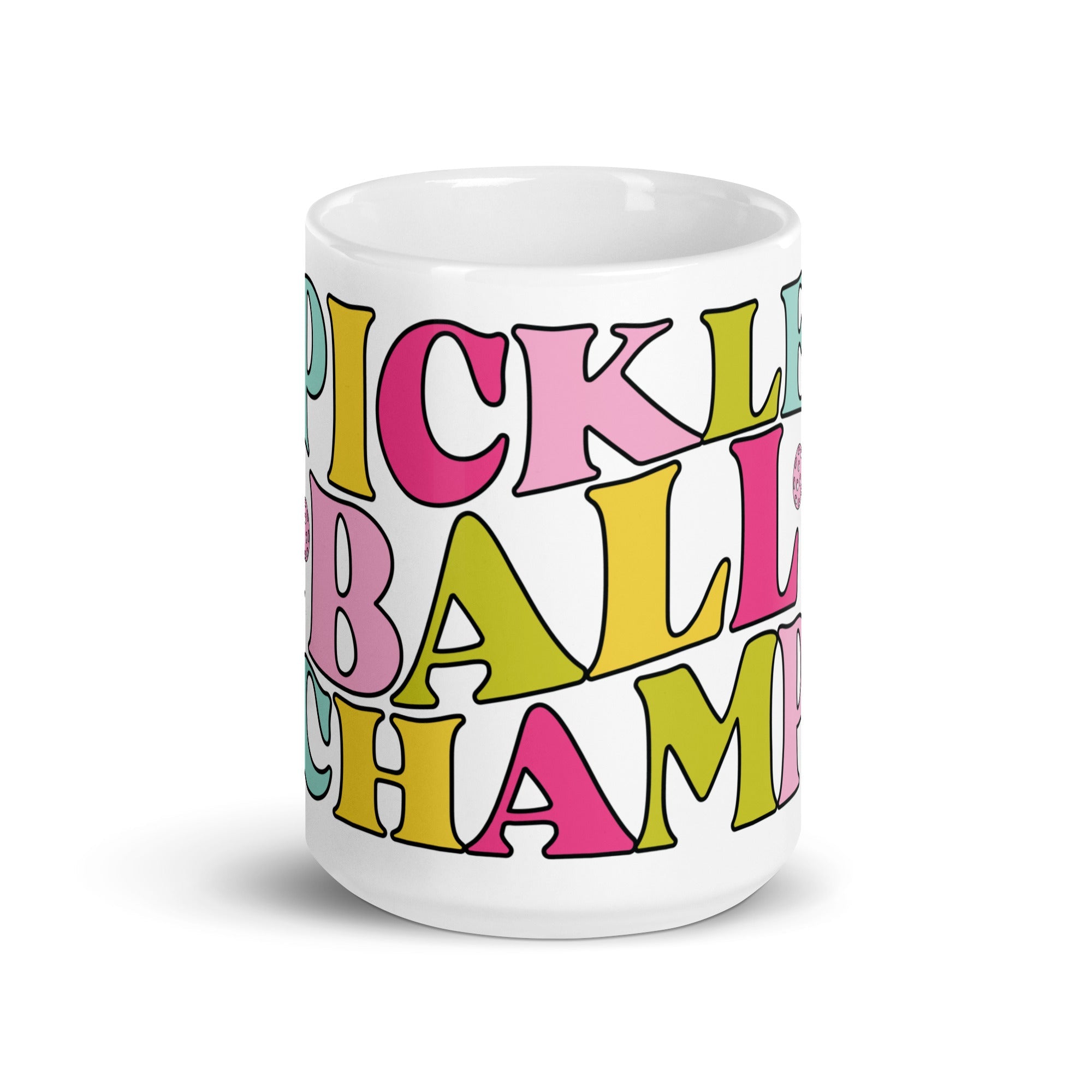 Pickleball Champ Ceramic Coffe Mug - 15 oz