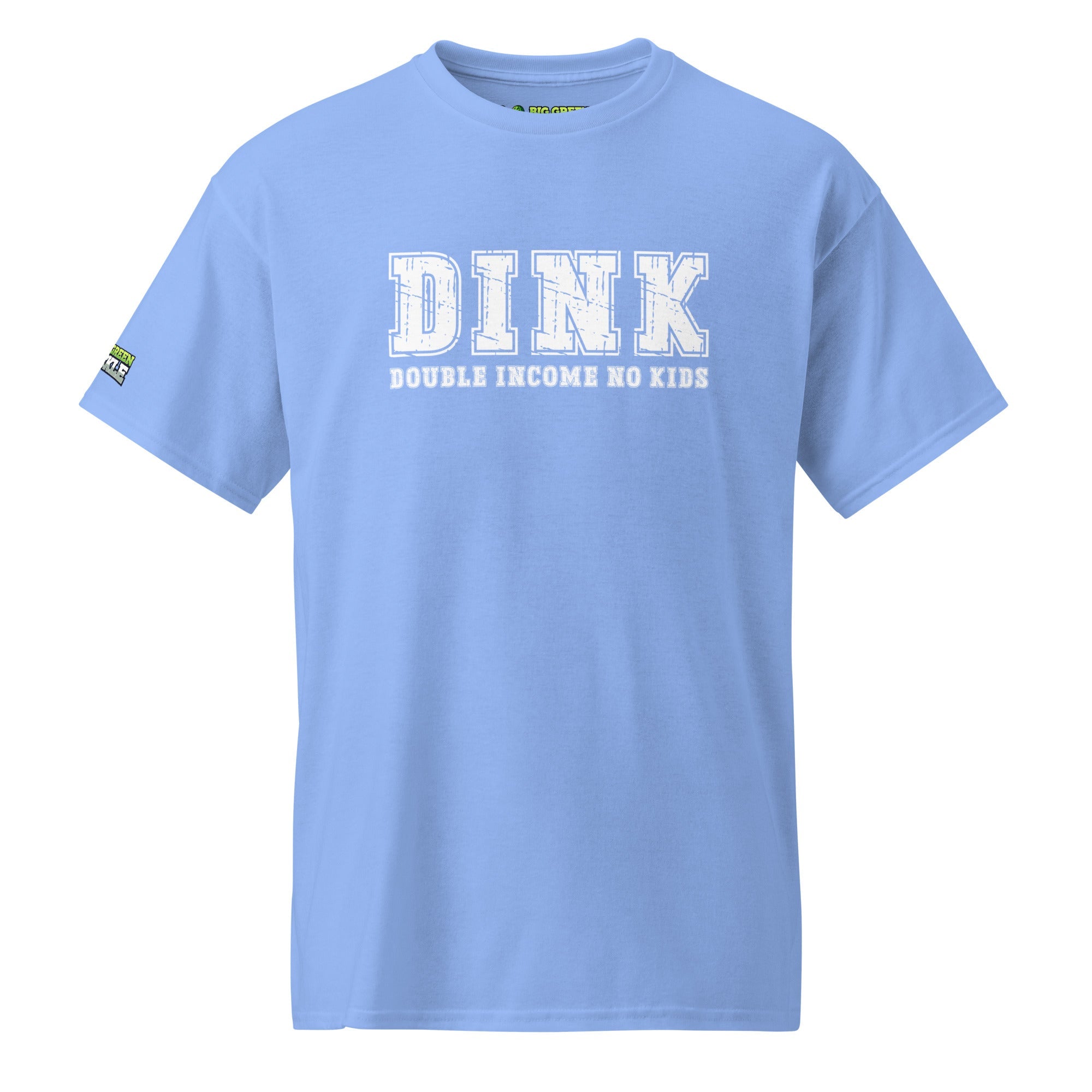 Pickleball DINK Double Income No Kids 50/50 Blend T-Shirt - Carolina Blue