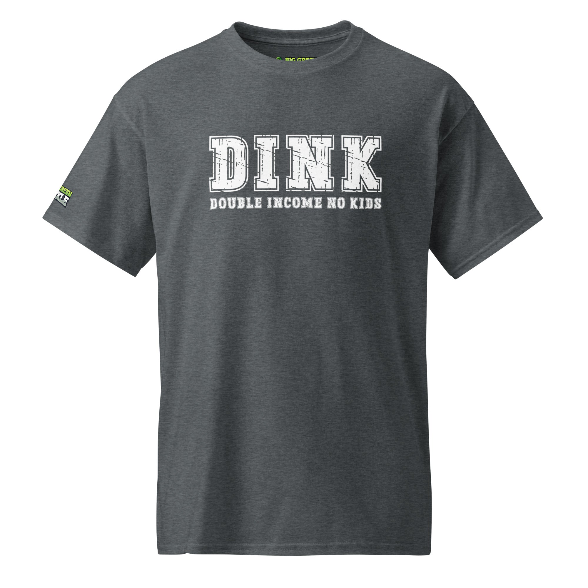 Pickleball DINK Double Income No Kids 50/50 Blend T-Shirt - Dark Heather