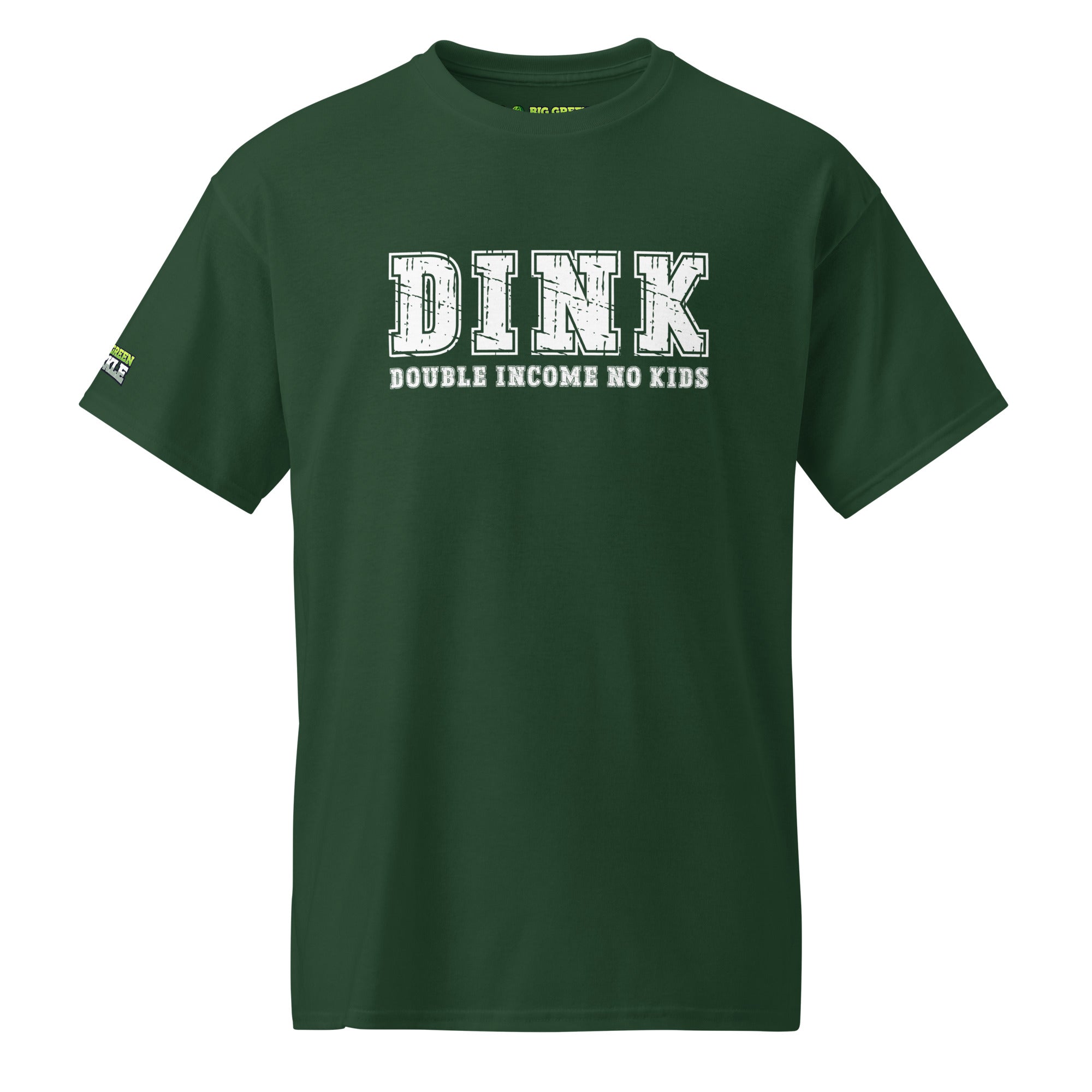 Pickleball DINK Double Income No Kids 50/50 Blend T-Shirt - Forest Green