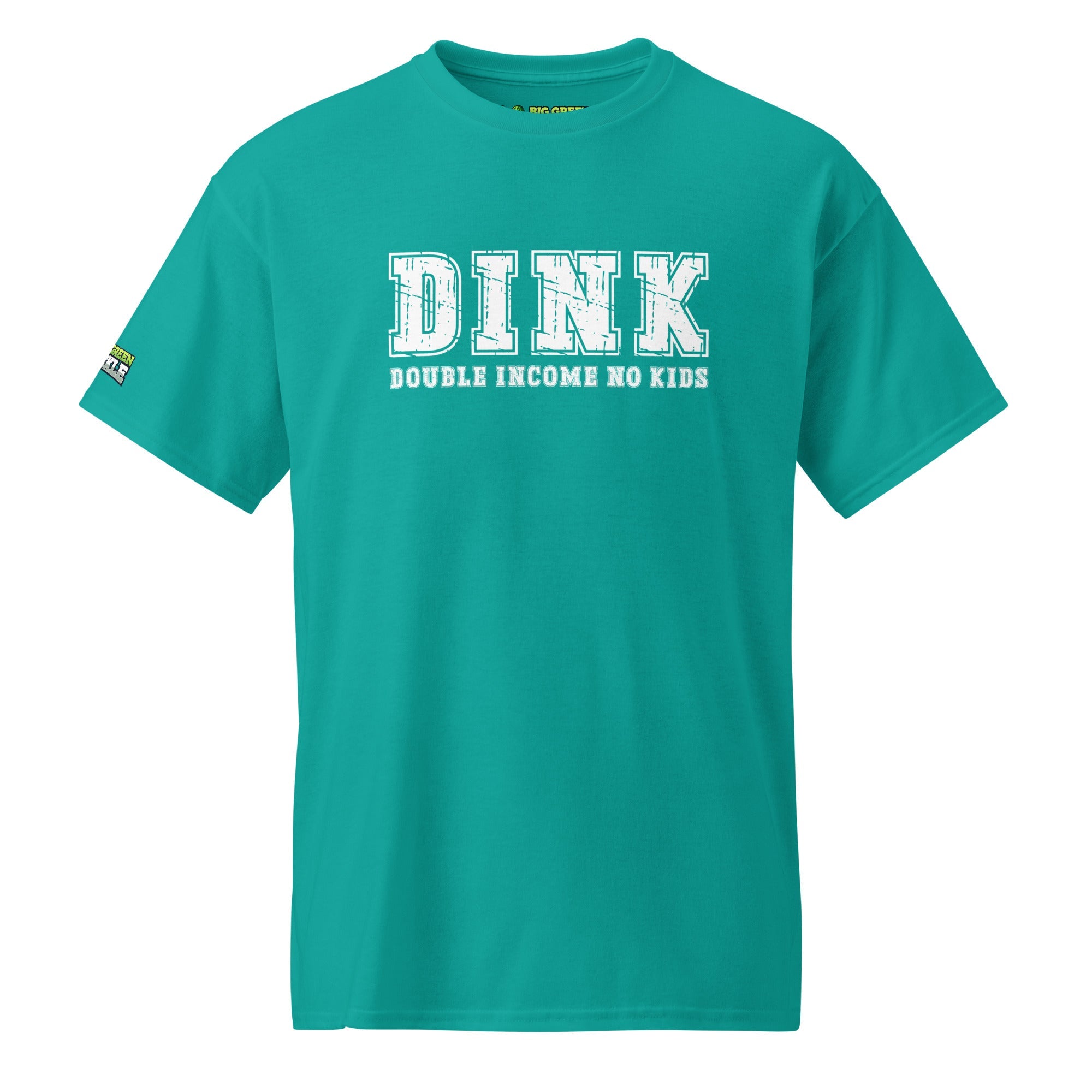 Pickleball DINK Double Income No Kids 50/50 Blend T-Shirt - Jade Dome