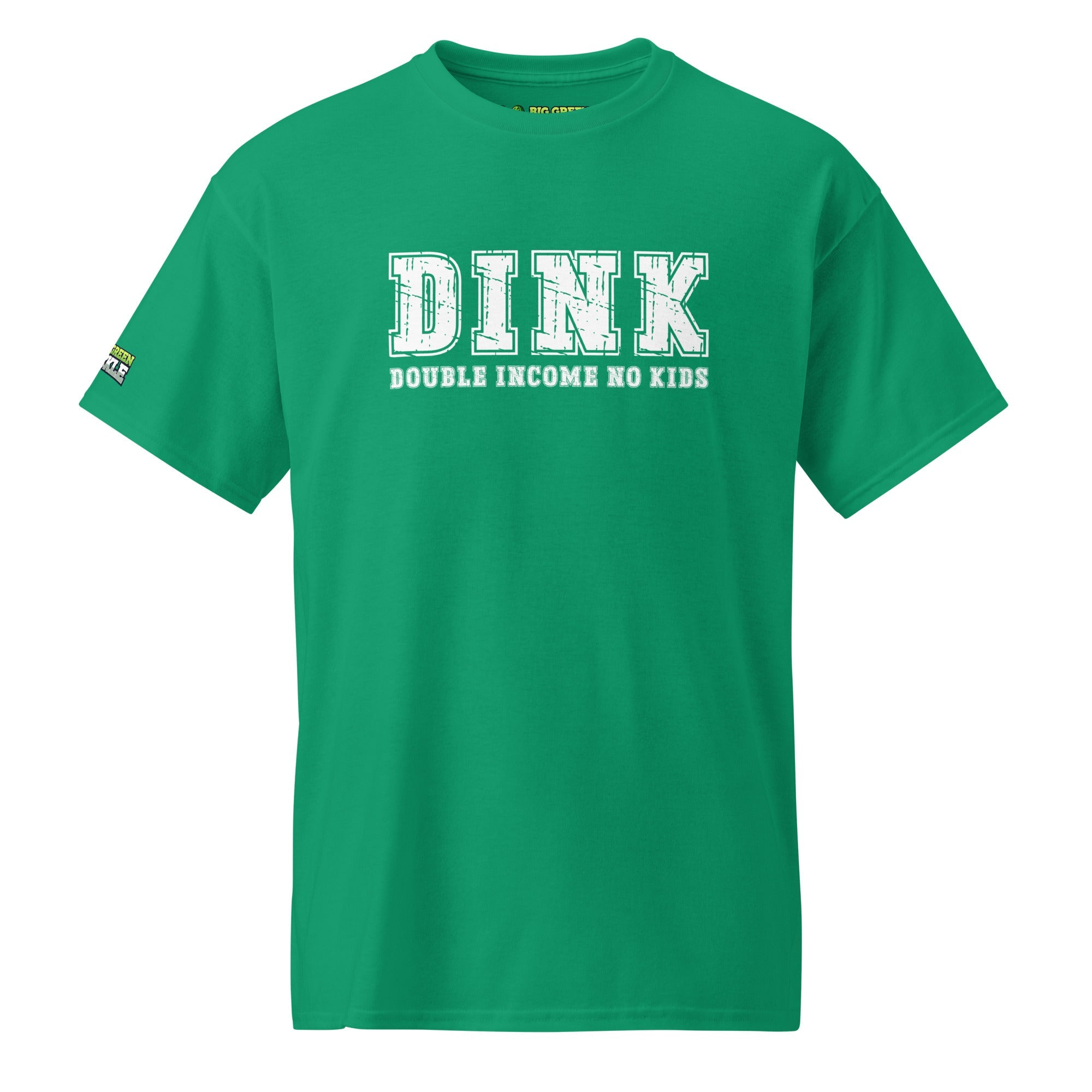 Pickleball DINK Double Income No Kids 50/50 Blend T-Shirt - Kelly Green