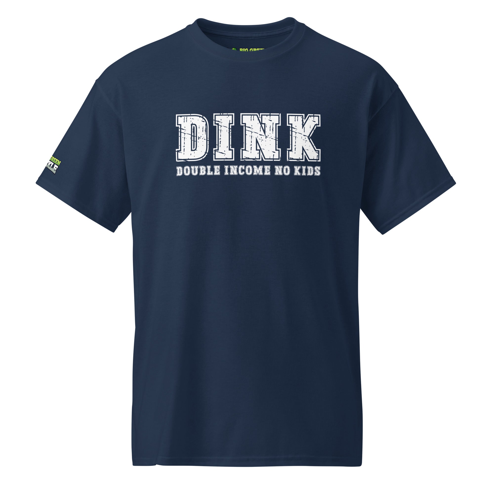 Pickleball DINK Double Income No Kids 50/50 Blend T-Shirt - Navy