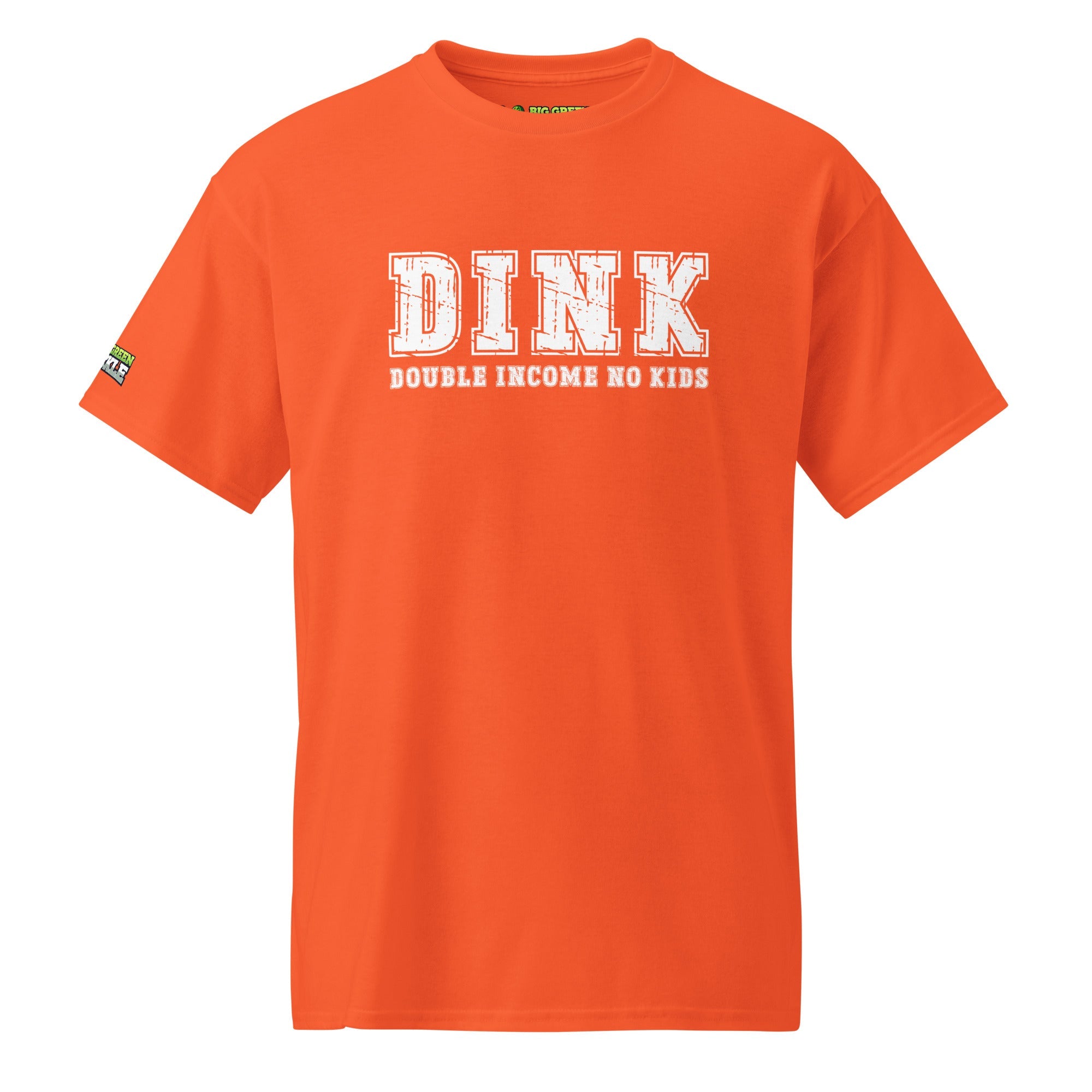 Pickleball DINK Double Income No Kids 50/50 Blend T-Shirt - Orange