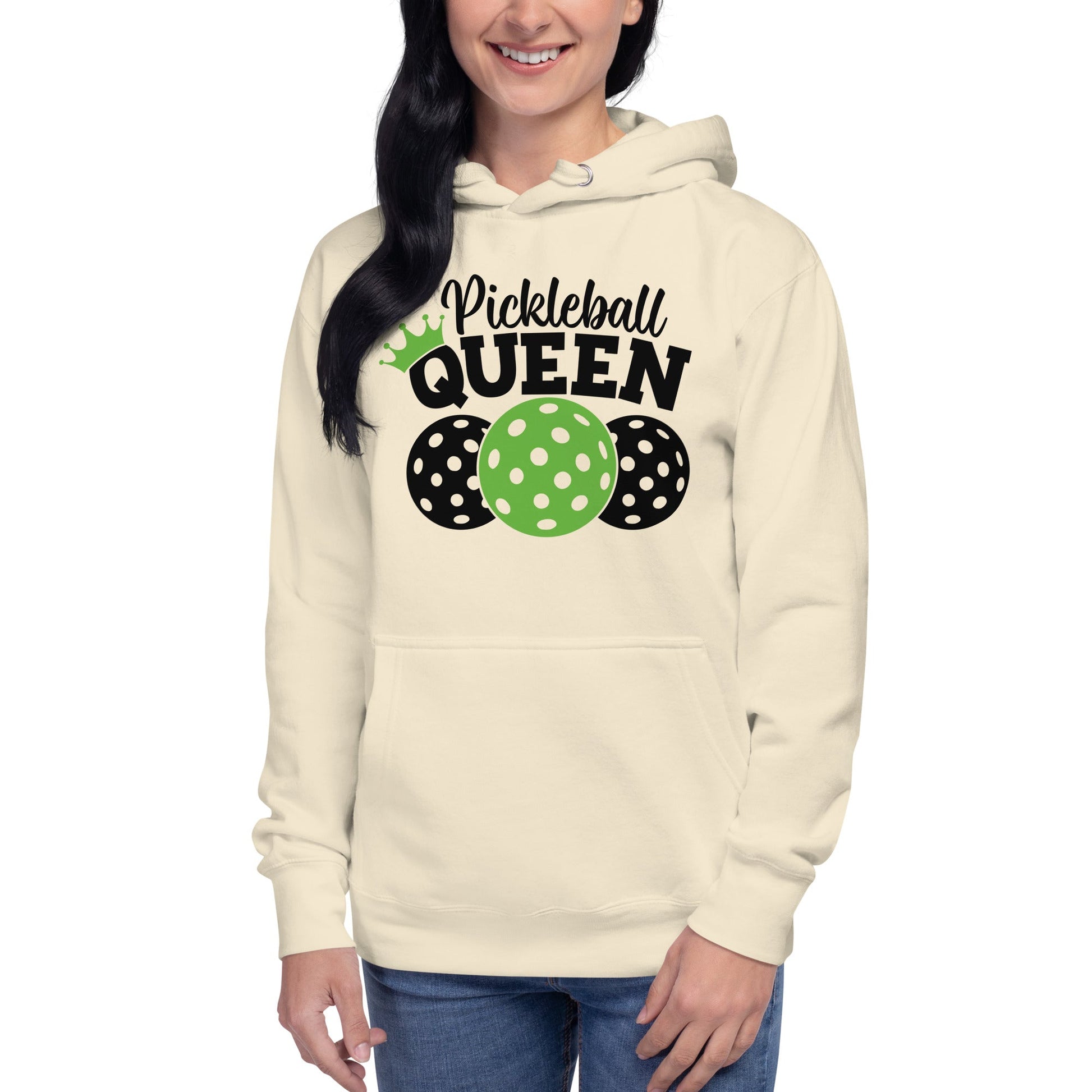 Pickleball Queen Hoodie - Bone