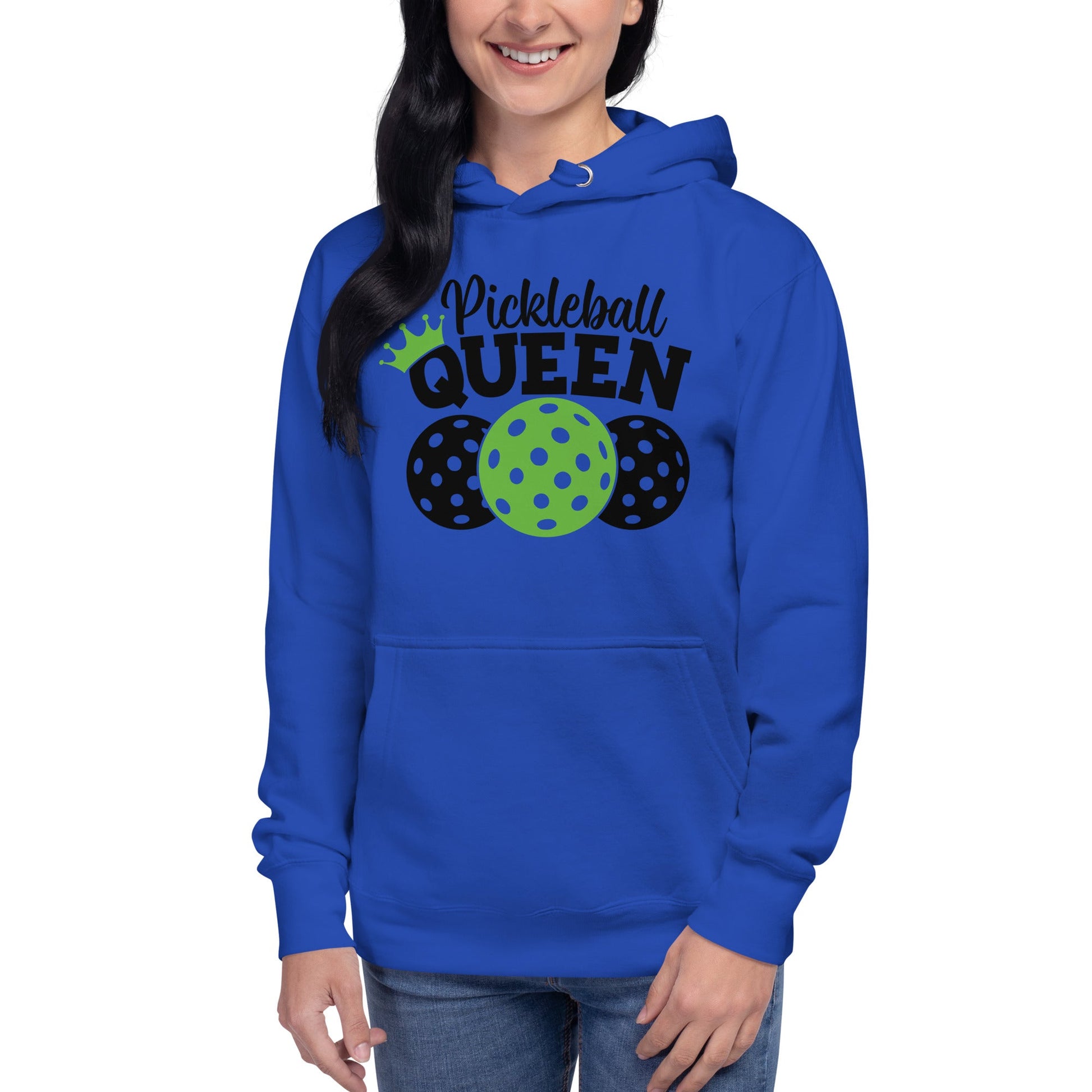 Pickleball Queen Hoodie - Team Royal