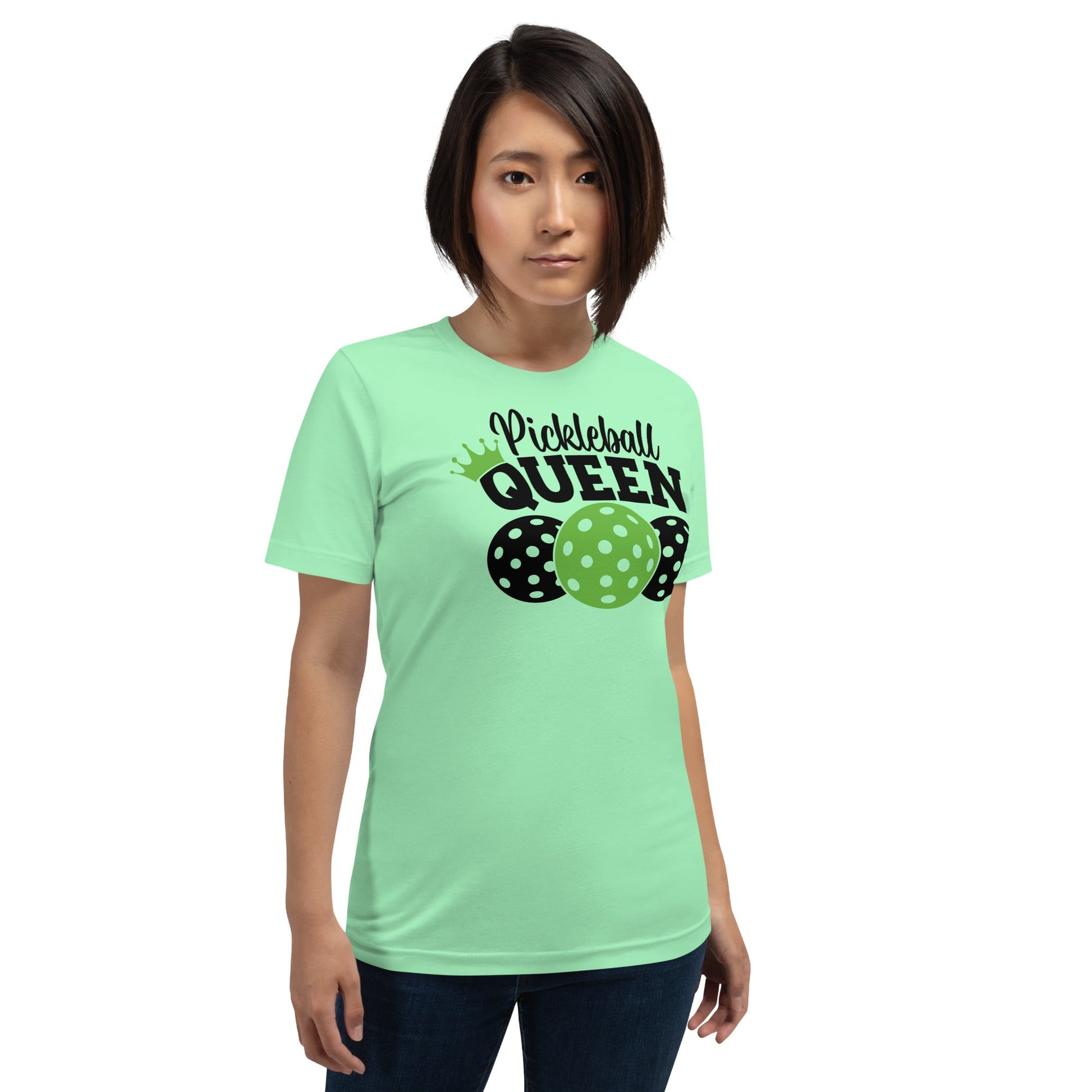 Pickleball Queen Tee – Fun & Fierce Court Style - Mint