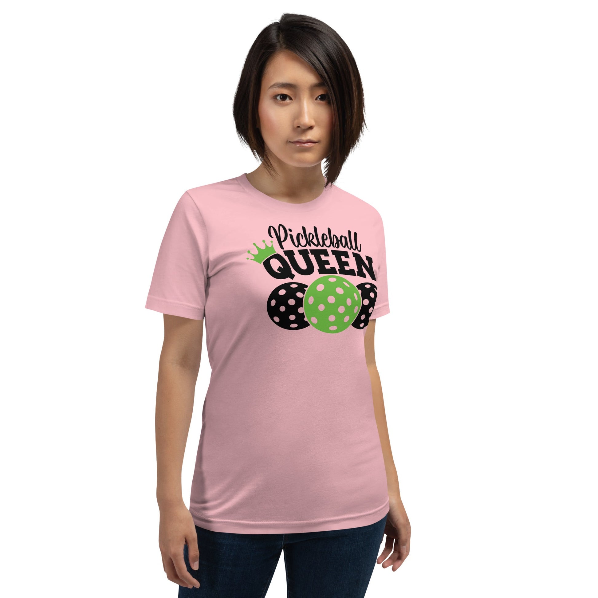 Pickleball Queen Tee – Fun & Fierce Court Style - Pink