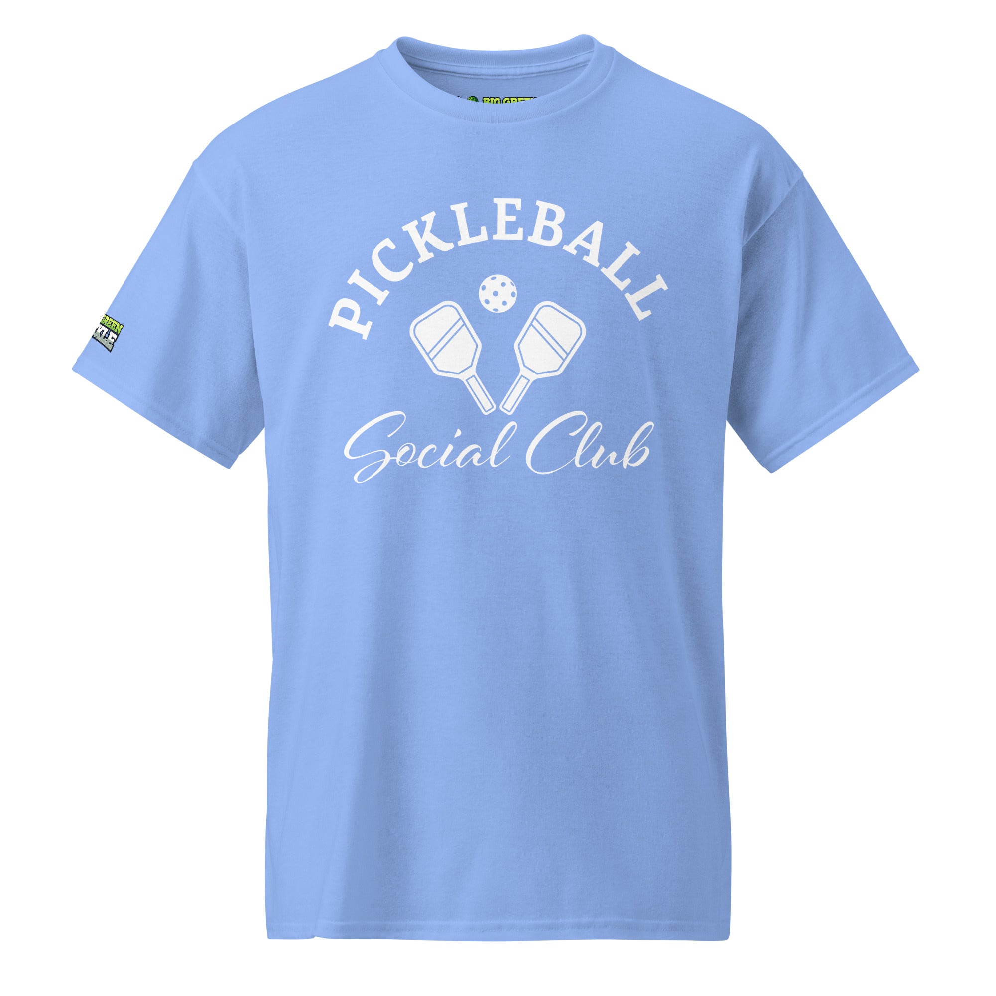 Pickleball Social Club 50/50 DryBlend T-Shirt - Carolina Blue