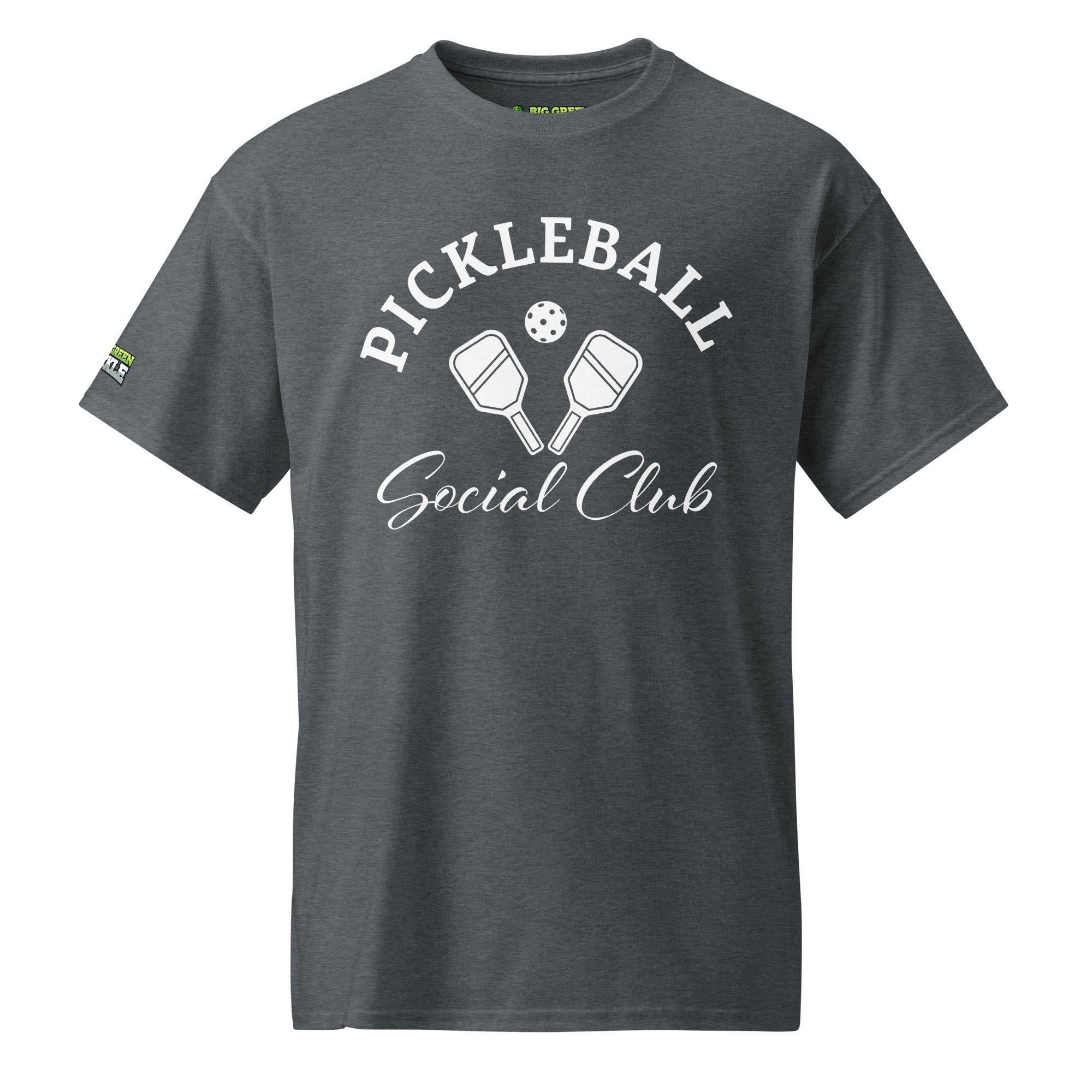 Pickleball Social Club 50/50 DryBlend T-Shirt - Dark Heather