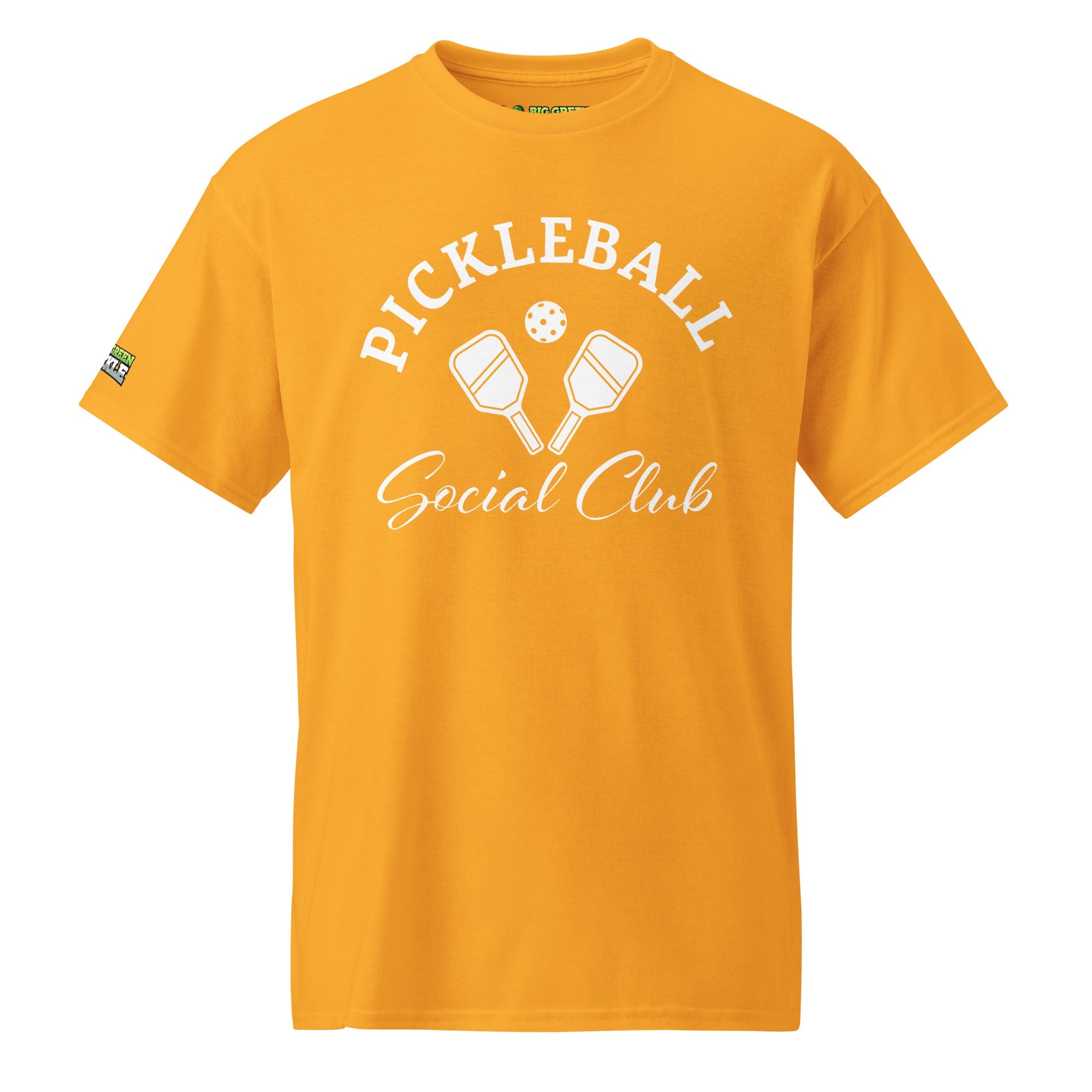 Pickleball Social Club 50/50 DryBlend T-Shirt - Gold