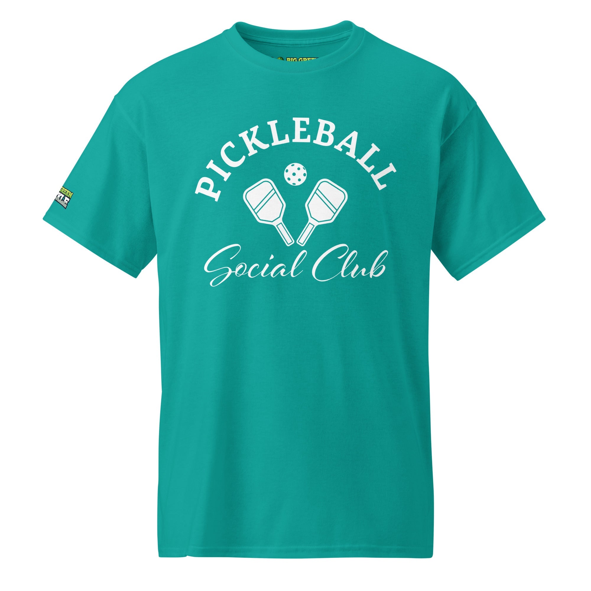 Pickleball Social Club 50/50 DryBlend T-Shirt - Jade Dome