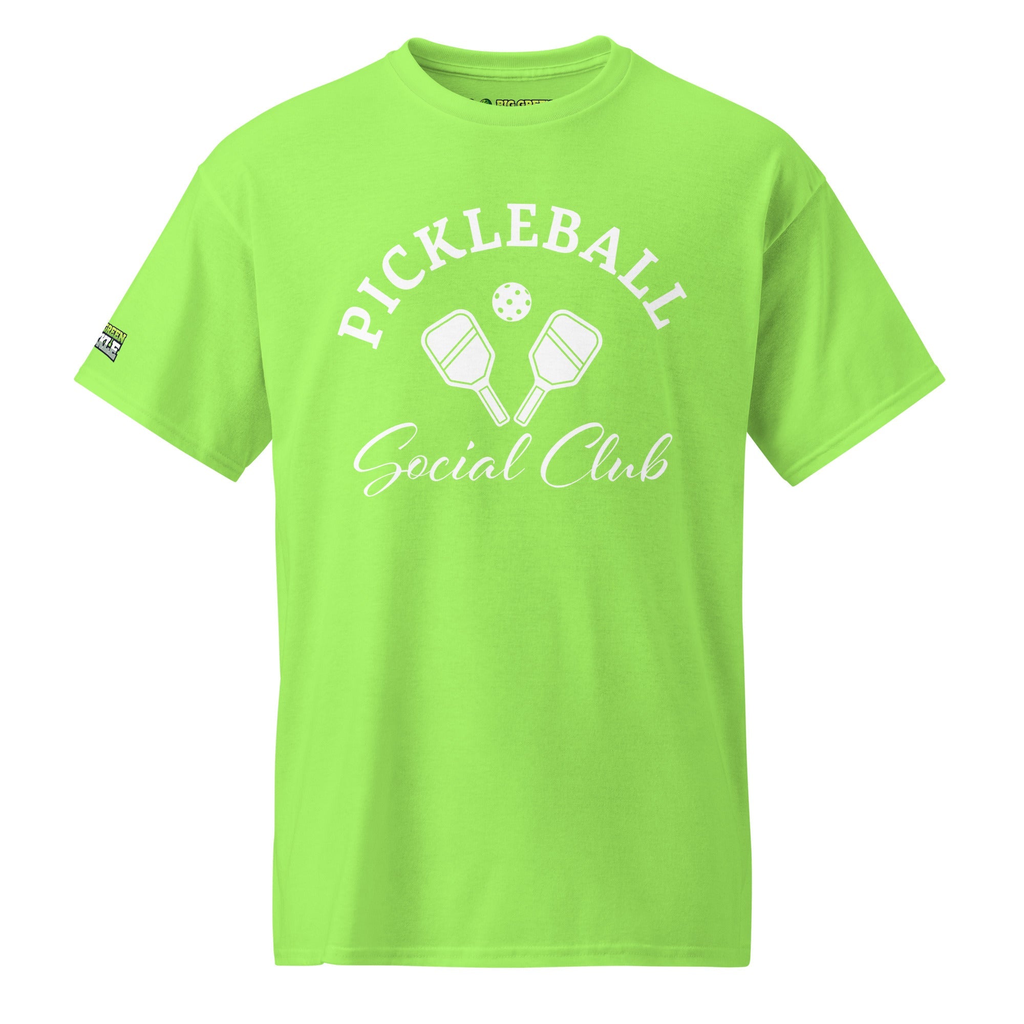 Pickleball Social Club 50/50 DryBlend T-Shirt - Lime