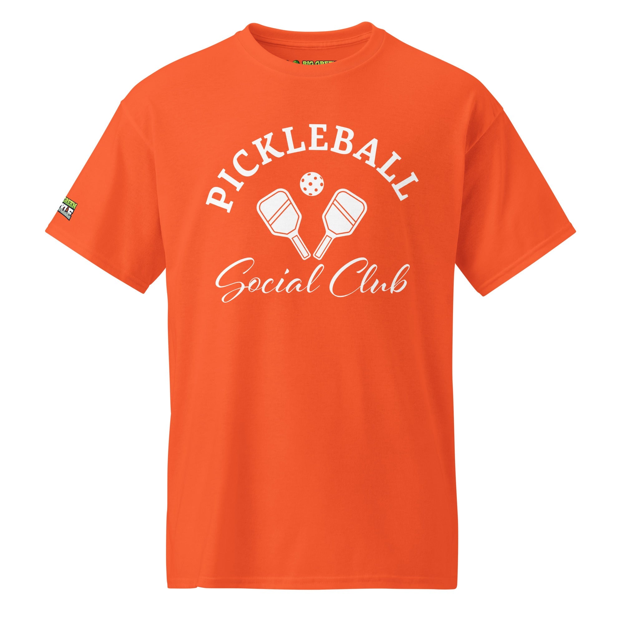 Pickleball Social Club 50/50 DryBlend T-Shirt - Orange