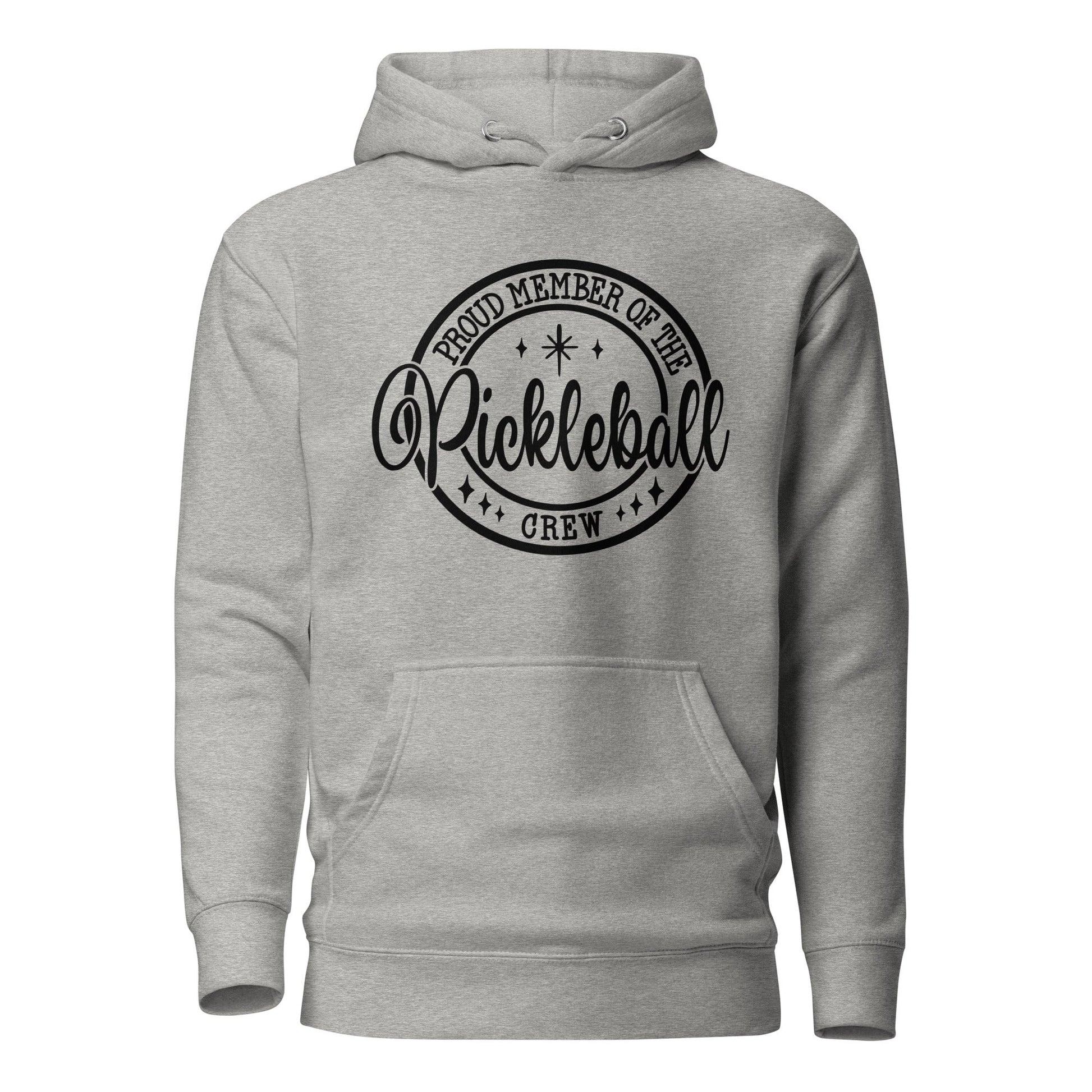 Proud Member of the Pickleball Crew Hoodie - Carbon Grey
