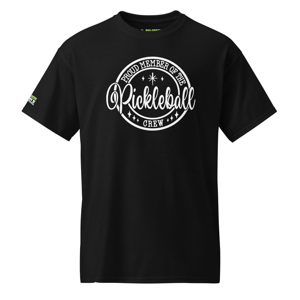 Proud Member of the Pickleball Crew T-Shirt – Fun Team Tee for Pickleball Players - Black