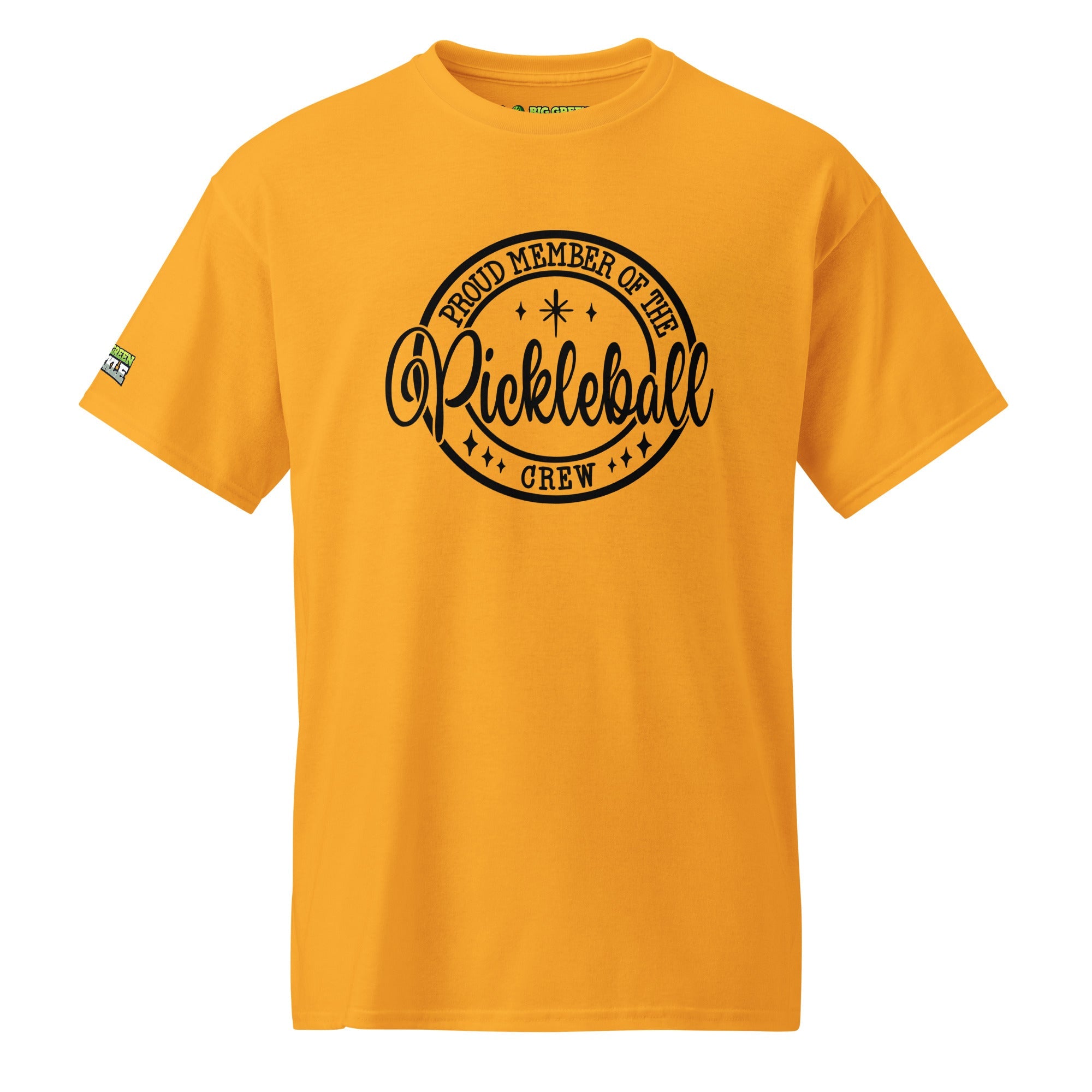 Proud Member of the Pickleball Crew T-Shirt - Gold