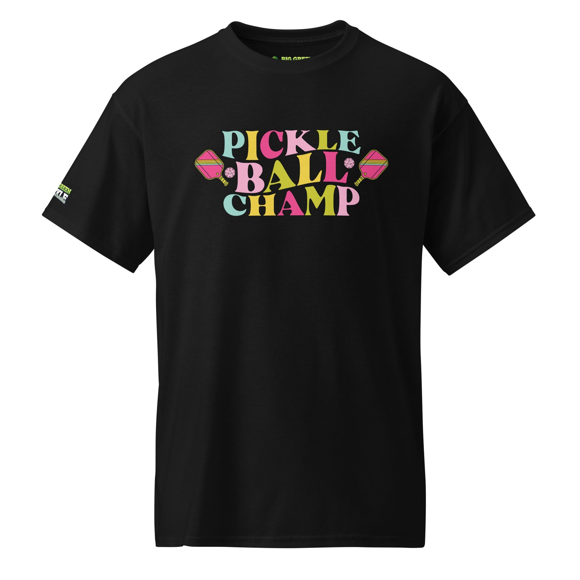 Women's Pickleball Champ 50/50 DryBlend T-Shirt - Black