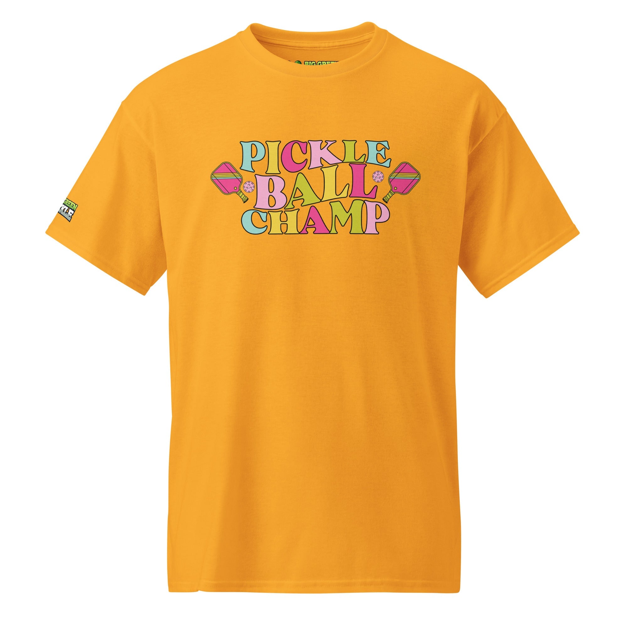 Women's Pickleball Champ 50/50 DryBlend T-Shirt - Gold