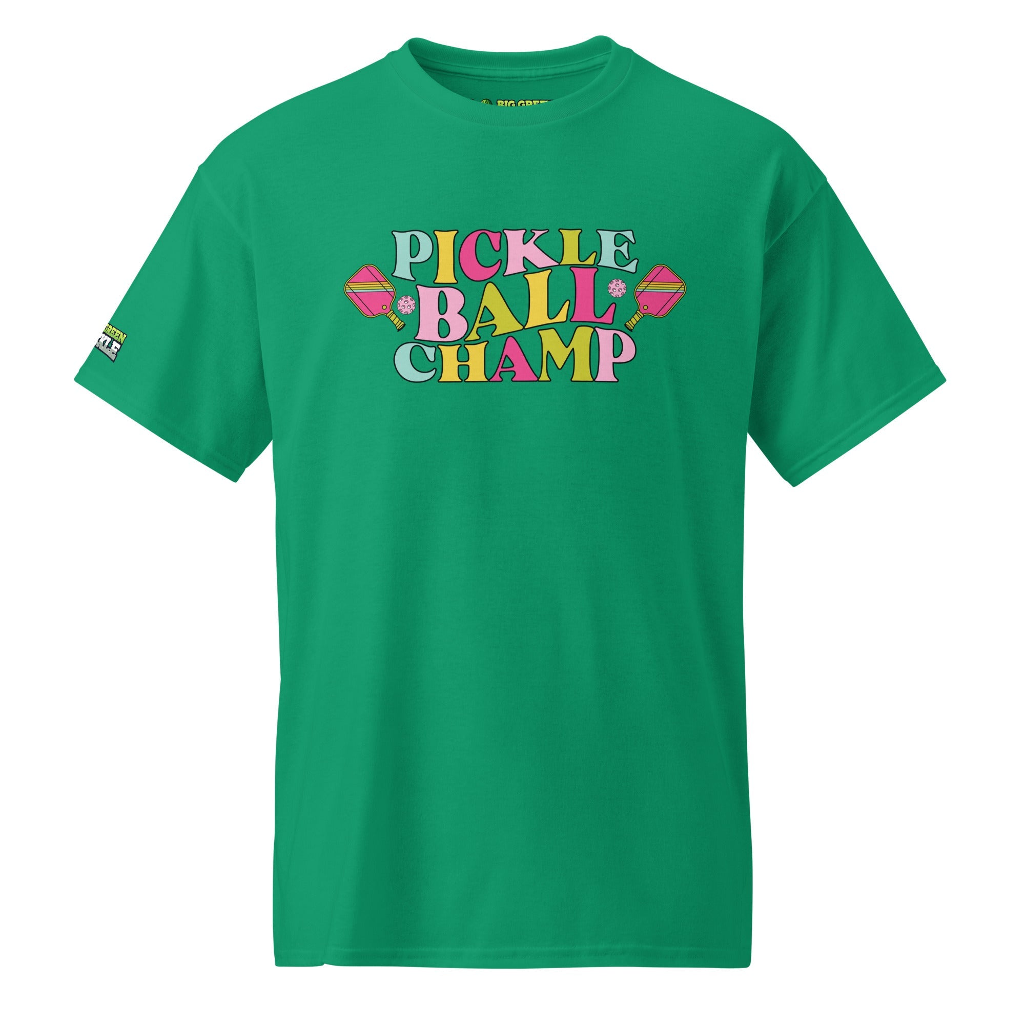 Women's Pickleball Champ 50/50 DryBlend T-Shirt - Kelly Green