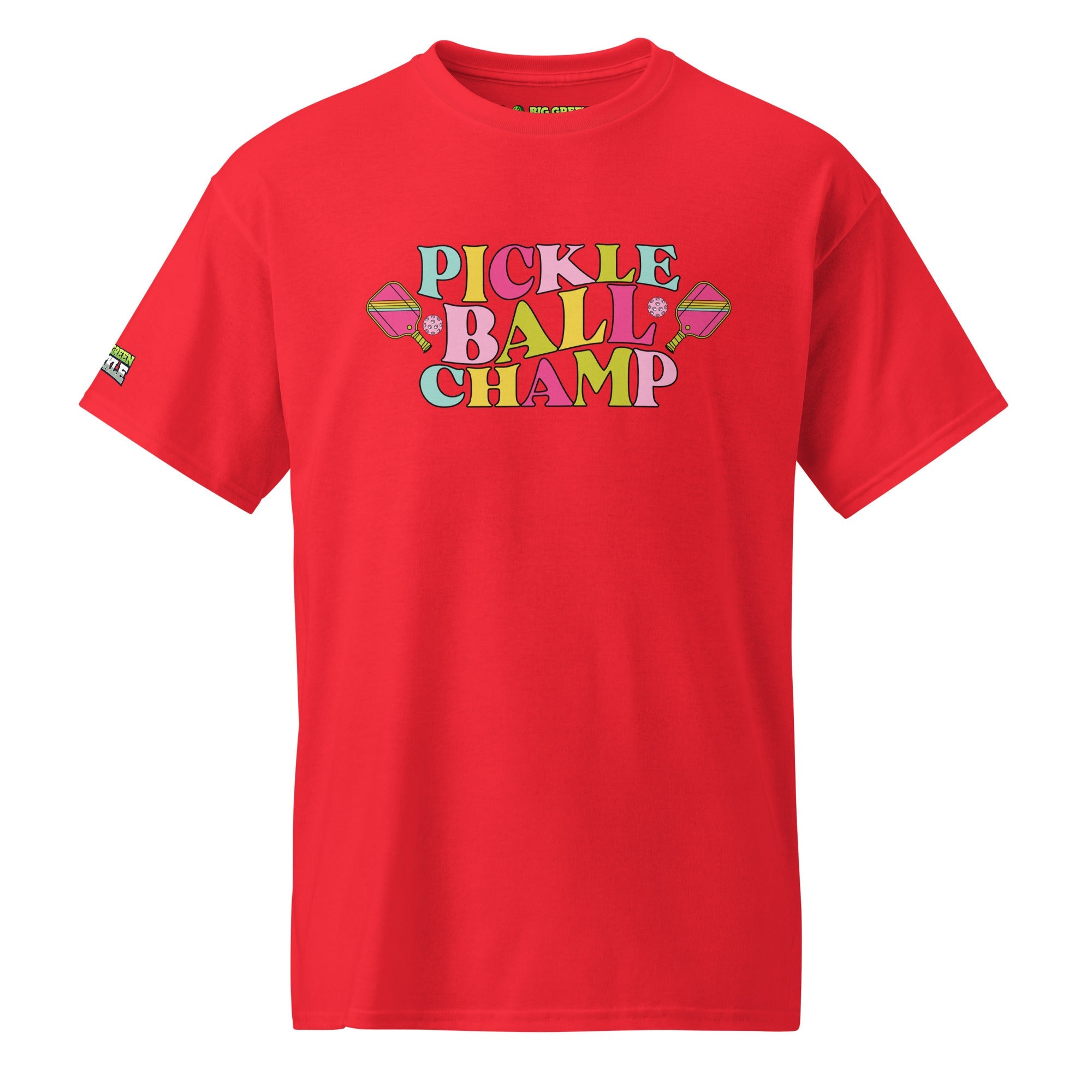 Women's Pickleball Champ 50/50 DryBlend T-Shirt - Red