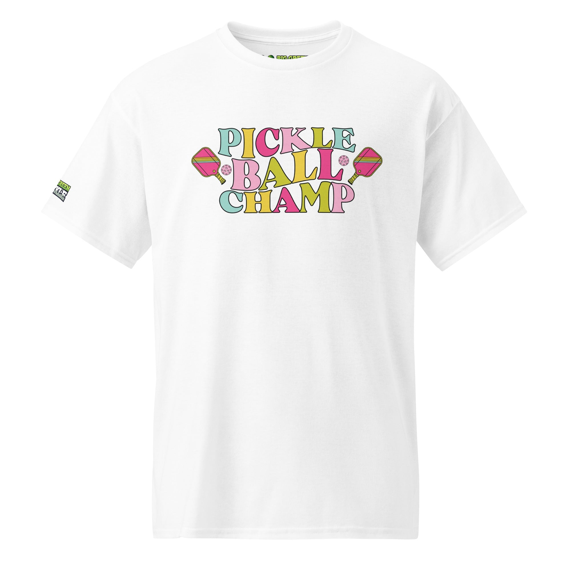 Women's Pickleball Champ 50/50 DryBlend T-Shirt - White