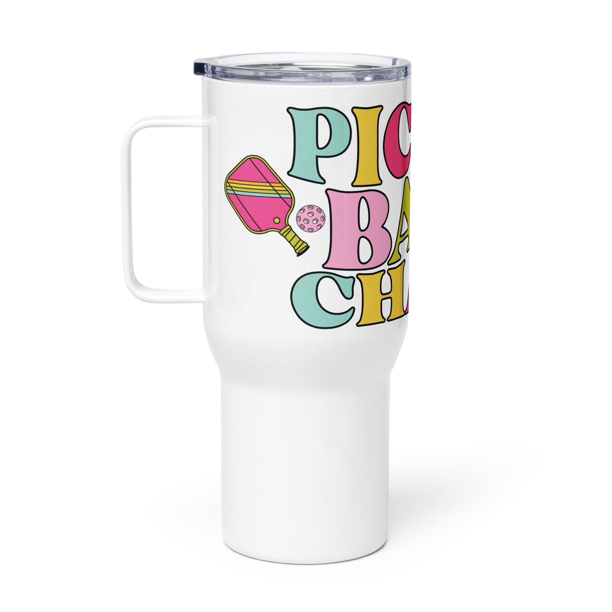 Women's Pickleball Champ Tumbler with handle - 25 oz