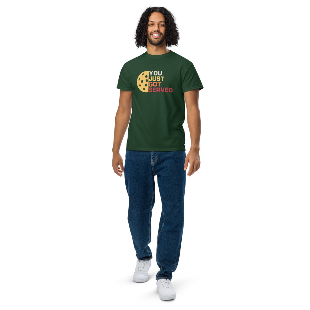 You Just Got Served (Pickleball) 50/50 Blend T-Shirt - Navy